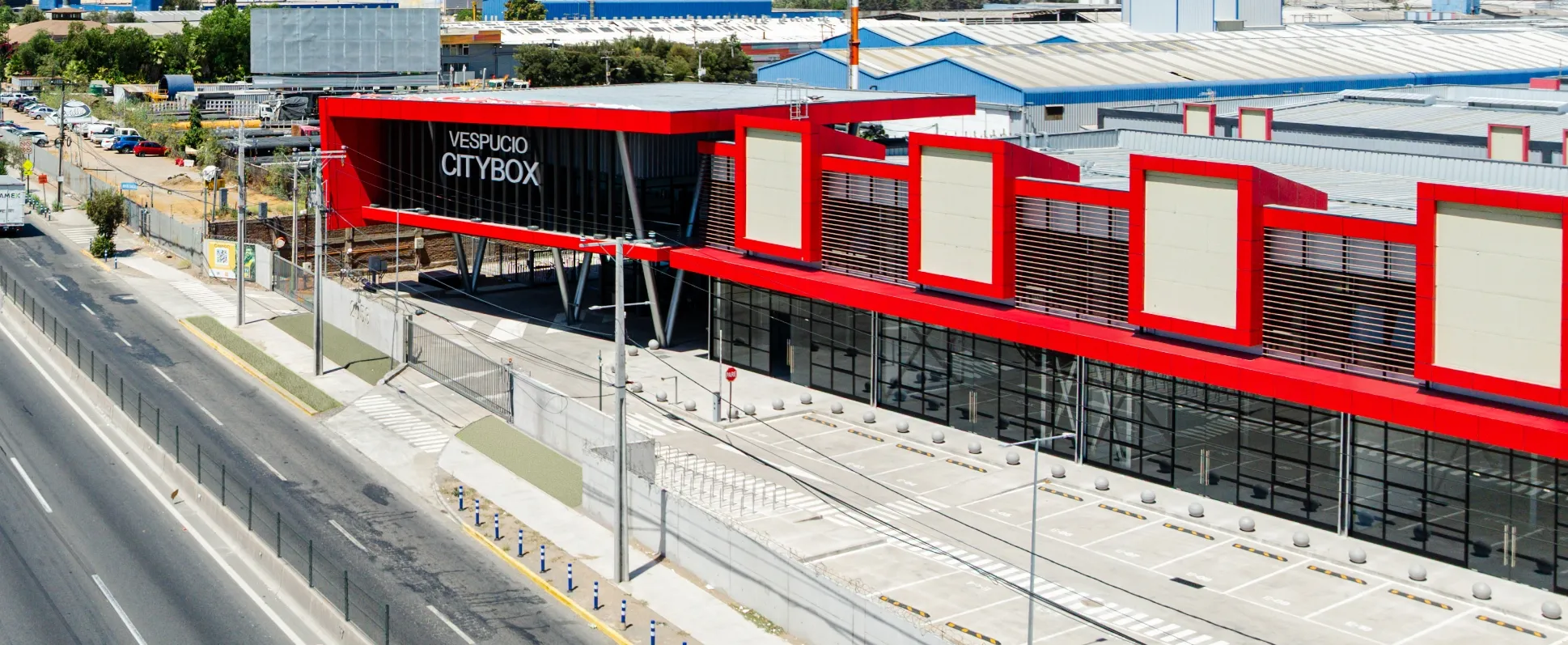 Vista aérea de Vespucio CityBox