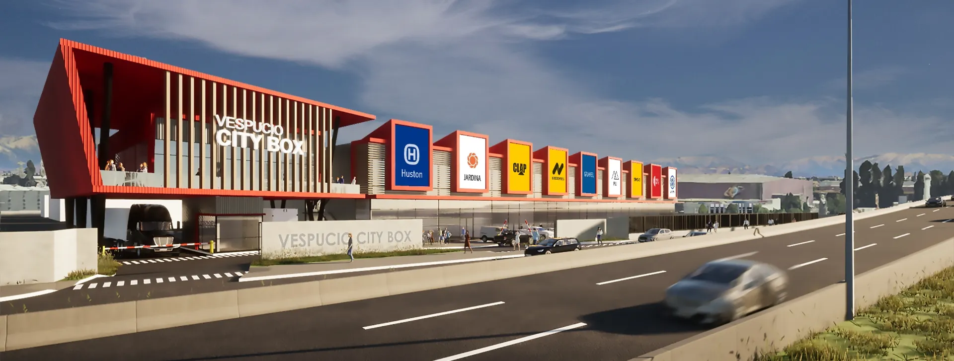 Render de showrooms CityBox