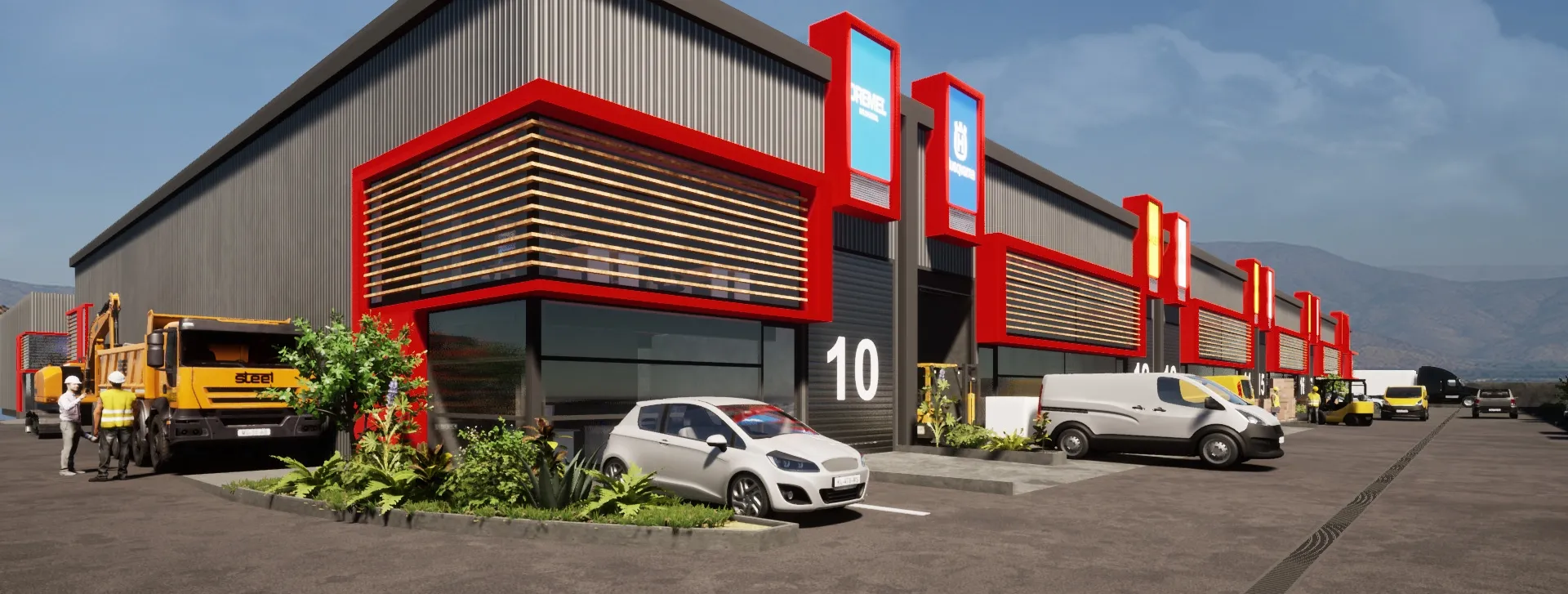 Render de bodegas CityBox